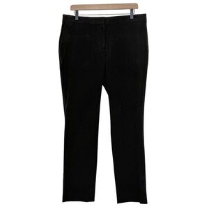 NWT Ann Taylor Ankle Midrise Trousers Dress Pants Black Size 10 Career Work